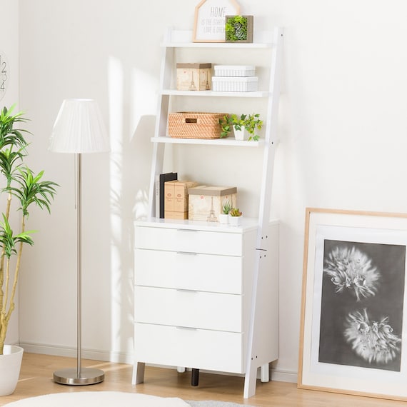 TỦ NGĂN KÉO KÈM KỆ ETONA 60CR WH/SI