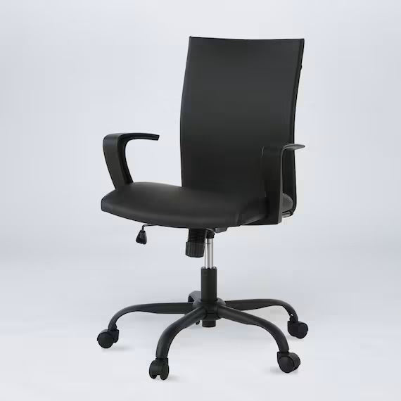 OFFICECHAIR OC115 PVC BK