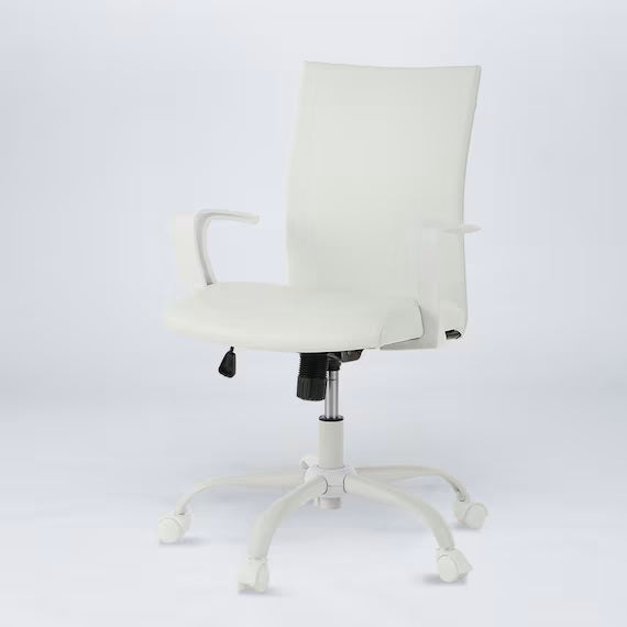 OFFICECHAIR OC115 PVC WH