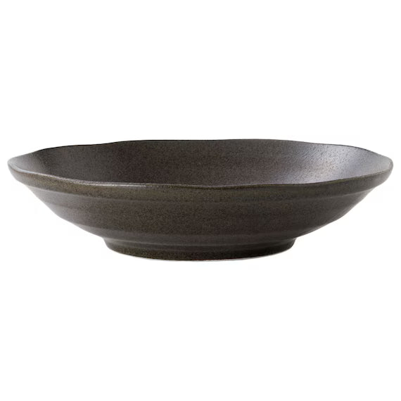 DEEP PLATE 20CM BK MINOYAKI