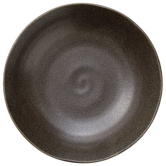 DEEP PLATE 20CM BK MINOYAKI