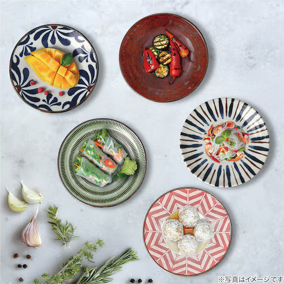 ULTRA LIGHTWEIGHT 23CM ROUND PLATE KARU:ECLE NISHOKUTOKUSA