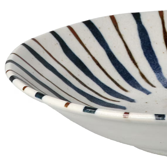 ULTRA LIGHTWEIGHT 22CM ROUND DEEP PLATE KARU:ECLE NISHOKUTOKUSA