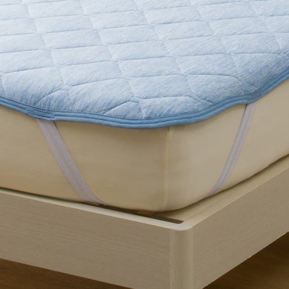 REVERSIBLE PADDED SHEET TOPPER N COOL SP S BL S2502