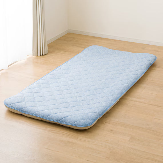 REVERSIBLE PADDED SHEET TOPPER N COOL SP SD BL S2502