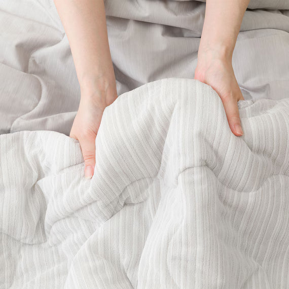 REVERSIBLE COMFORTER N COOL WSP D GY S2503