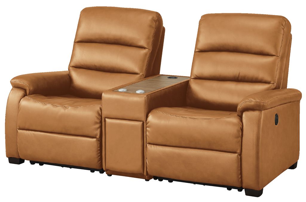 SOFA 2P NGẢ ĐIỆN KÈM BÀN N-BELIEVA CA2-JHN76 DA DÀY