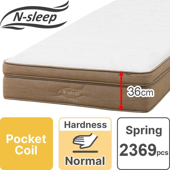 NỆM SINGLE N-SLEEP LUXURY L3-02TR VH