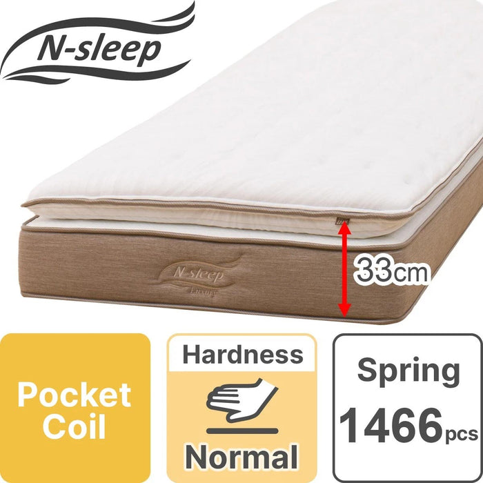 NỆM DOUBLE N-SLEEP LUXURY L1-02MF VH