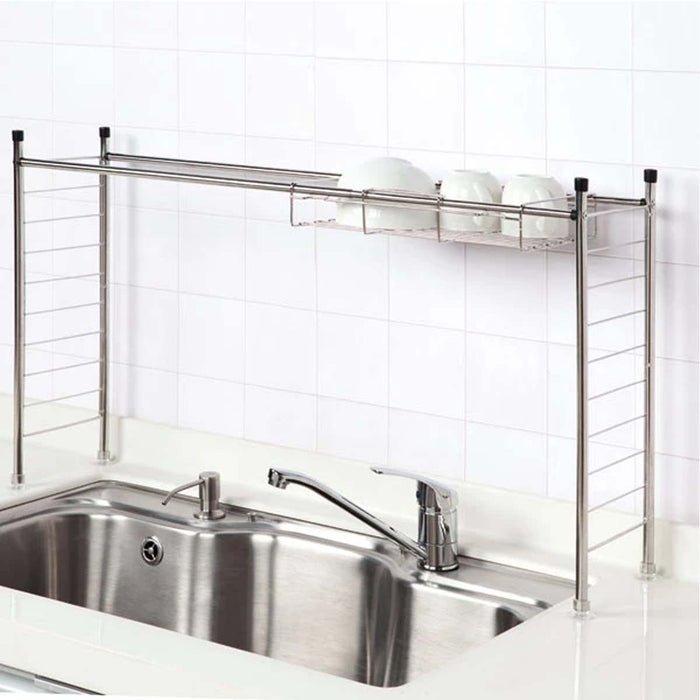 KỆ INOX MỞ RỘNG ĐỂ MẶT BỒN SUS