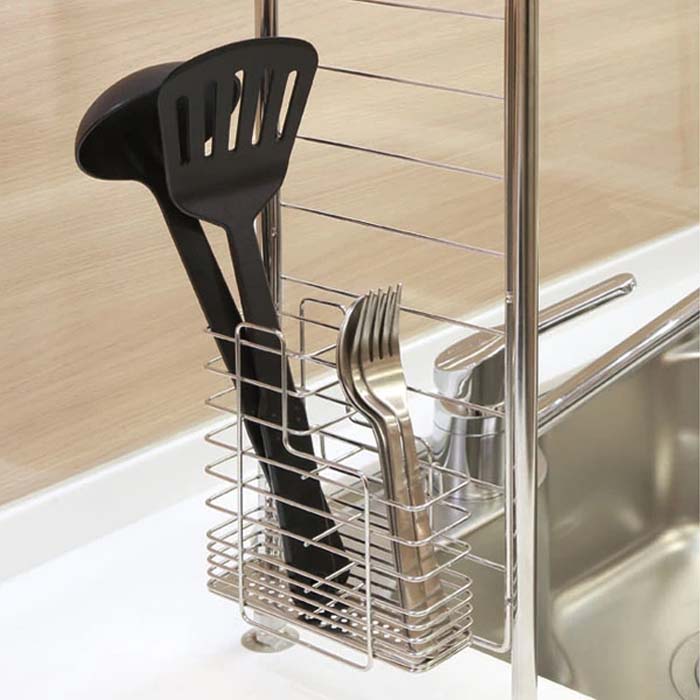 GIỎ INOX ĐỂ DỤNG CỤ NẤU ĂN SUS