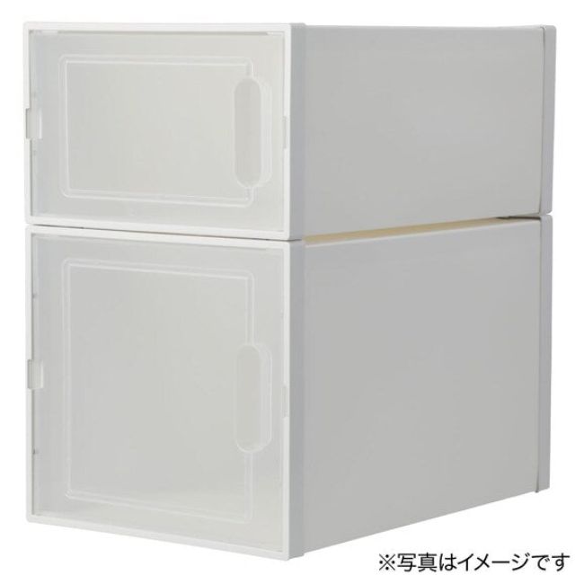 STACKABLE SHOE BOX SHUBO-WD  LOW