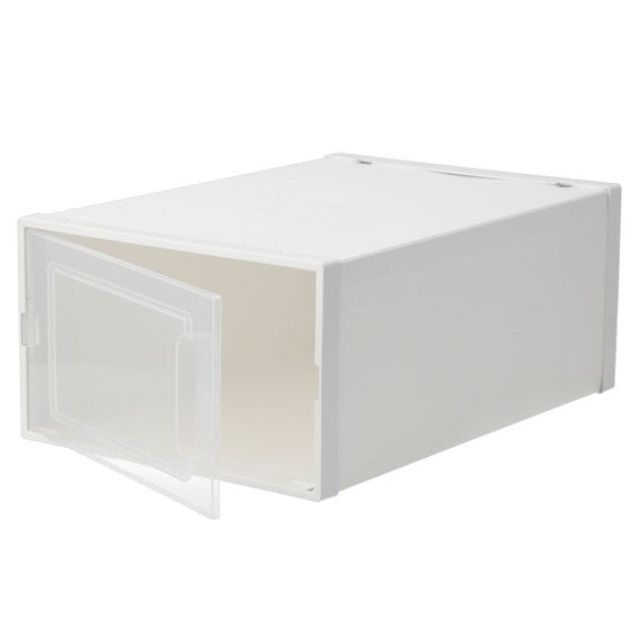 STACKABLE SHOE BOX SHUBO-WD  LOW