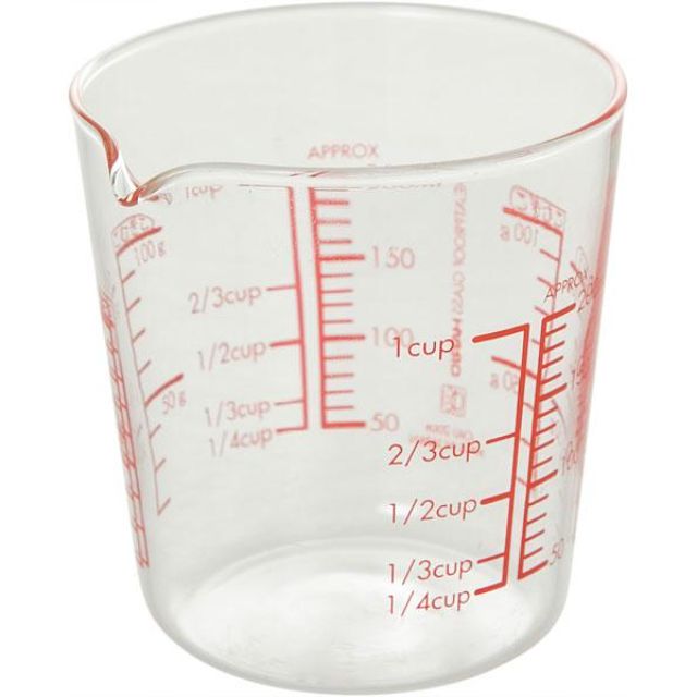 CỐC ĐO LƯỜNG THỦY TINH CHỊU NHIỆT 200ML