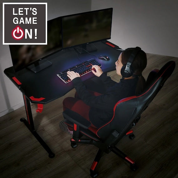 BÀN GAMING GM001 118 BK/RE