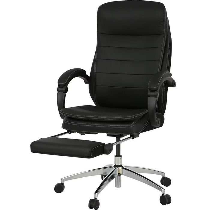 GHẾ VĂN PHÒNG OC708 AIRY BK KÈM KÊ CHÂN