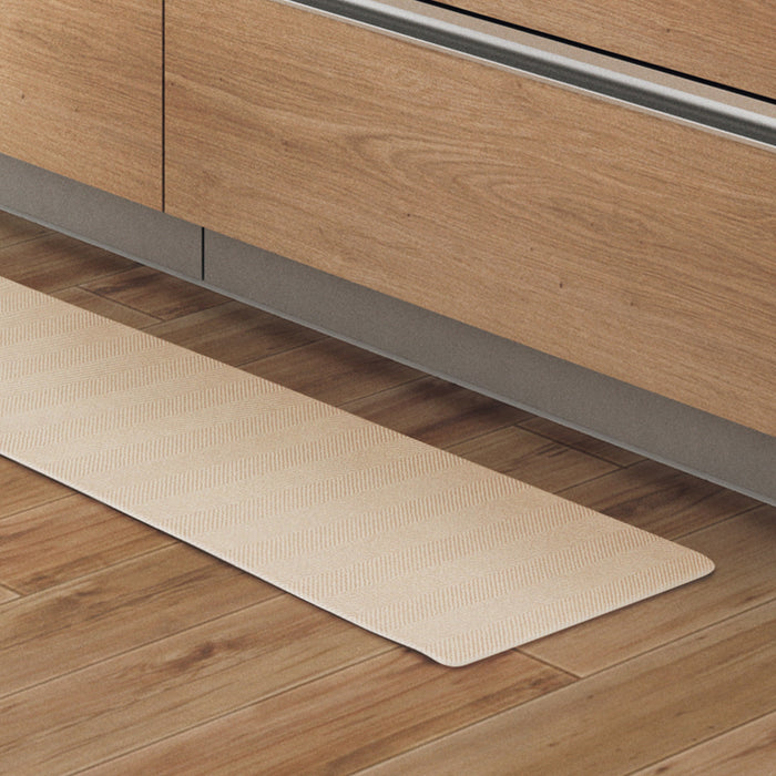 THẢM NHÀ BẾP PVC 45X180 BE HERRINGBONE