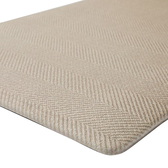 THẢM NHÀ BẾP PVC 45X240 BE HERRINGBONE