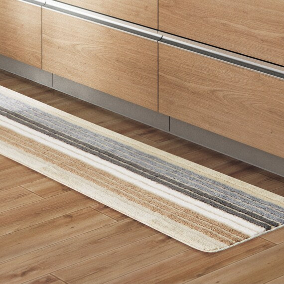 THẢM NHÀ BẾP 45X240 BE STRIPE LG03