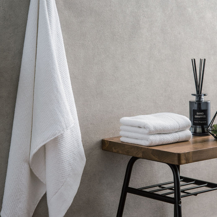 BIGBATH TOWEL ELENA2 WH