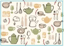 TẤM LÓT BÀN ĂN NHỰA PP KITCHEN TOOLS JJ03