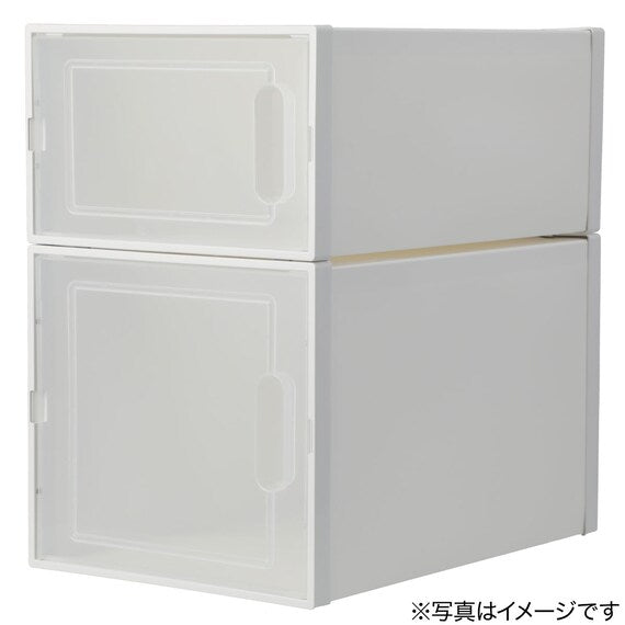 STACKABLE SHOE BOX SHUBO-WD HIGH