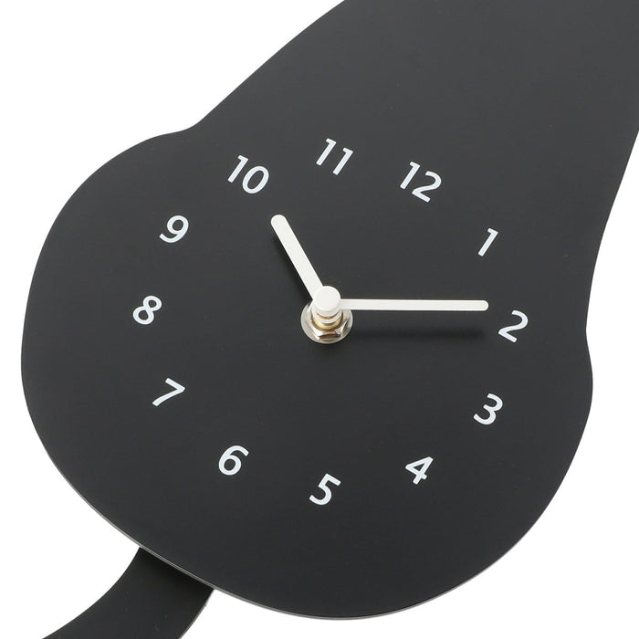 PENDULUM CLOCK BLACK CAT