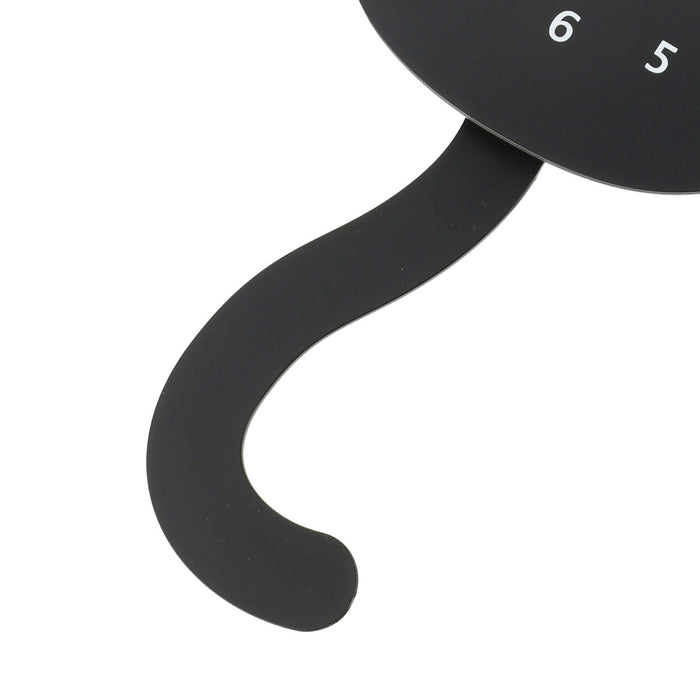 PENDULUM CLOCK BLACK CAT