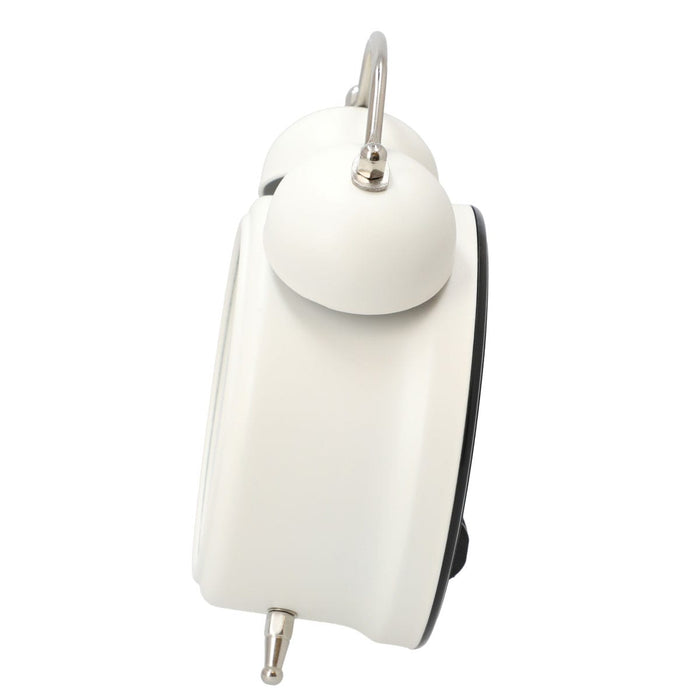 3 INCHES TABLE TWIN BELL ALARM CLOCK 03BC - PALTY BELL R-WH