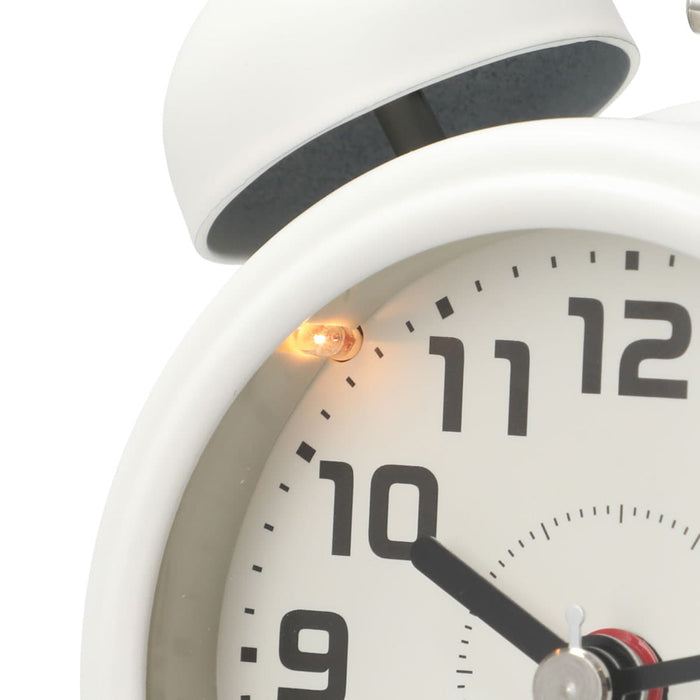 3 INCHES TABLE TWIN BELL ALARM CLOCK 03BC - PALTY BELL R-WH