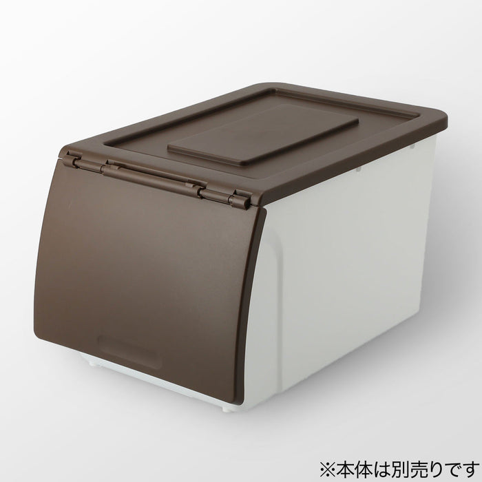 FLAP LID N-FLATTE DS HALF DBR