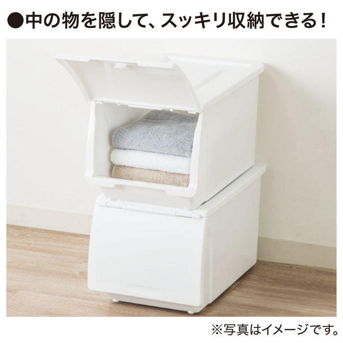 FLAP LID N-FLATTE DS HALF WH