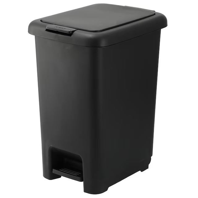 THÙNG RÁC NHỰA PP KHỬ MÙI ĐẠP CHÂN ẤN NÚT MỞ NẮP 45L BK