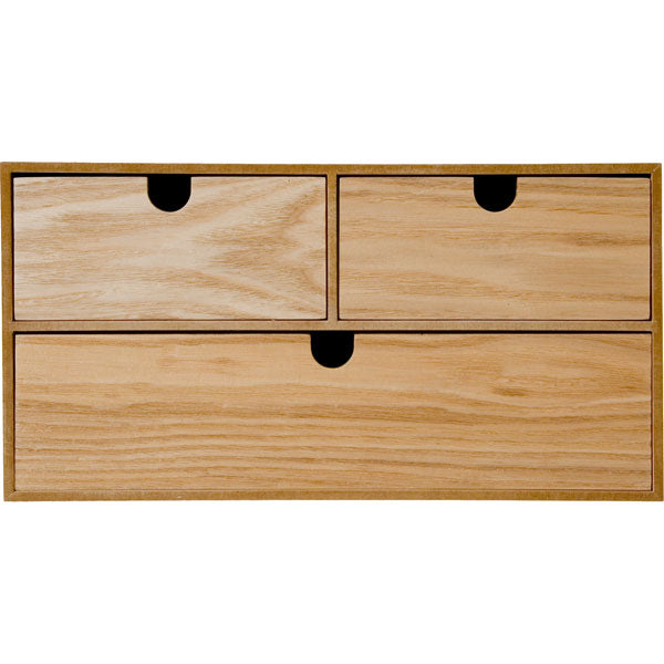 STORAGEBOX NATURAL WOOD 2STEP NA