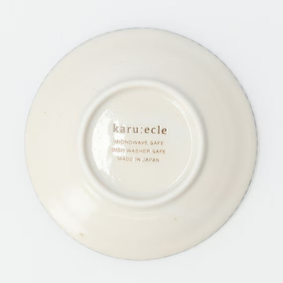 ULTRA LIGHTWEIGHT 9CM ROUND PLATE KARU:ECLE SOMETOKUSA