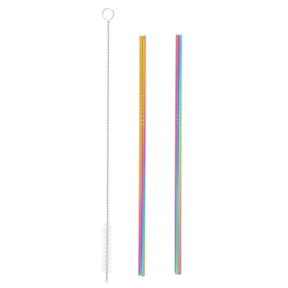 RAINBOW STAINLESS STRAW