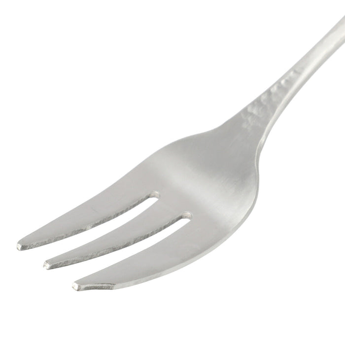 CAKE FORK HAMMERED PATTERN