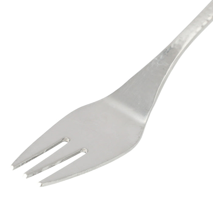 DESSERT FORK HAMMERED PATTERN