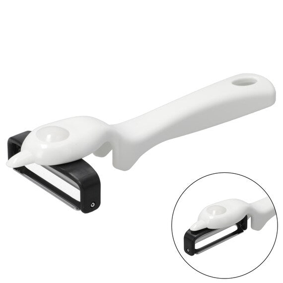 DỤNG CỤ GỌT VỎ HOA QUẢ HAI CHIỀU NGANG DỌC LƯỠI INOX WH