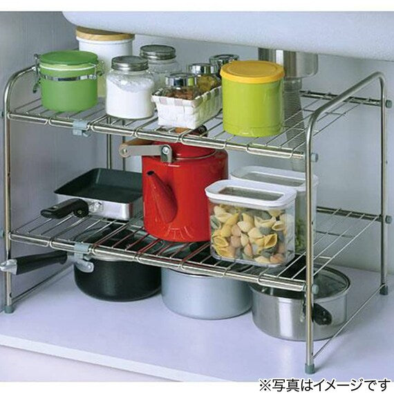 KỆ INOX GẦM BỒN WIRE40