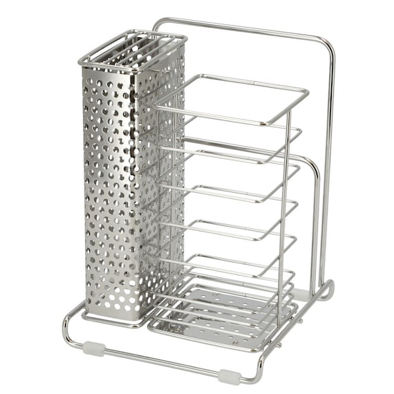 HỘP ĐỰNG DAO THỚT INOX 3 TRONG 1