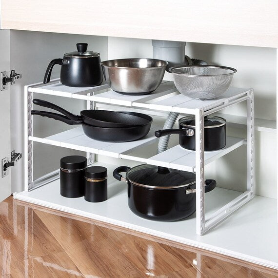 KỆ CO GIÃN ĐỂ DƯỚI BỒN RỬA D40 WH ETA
