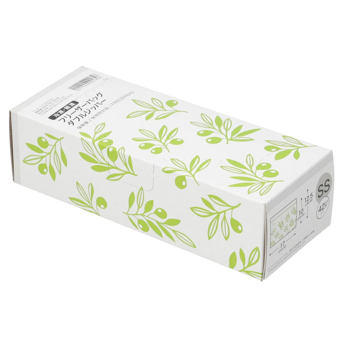 FREEZERBAG DOUBLE ZIPPER NO GUSSET SS42 TW-OLIVE