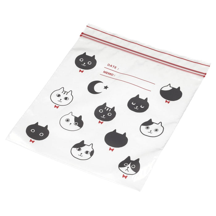 FREEZERBAG DOUBLE ZIPPER  CAT PATTERN TW M25