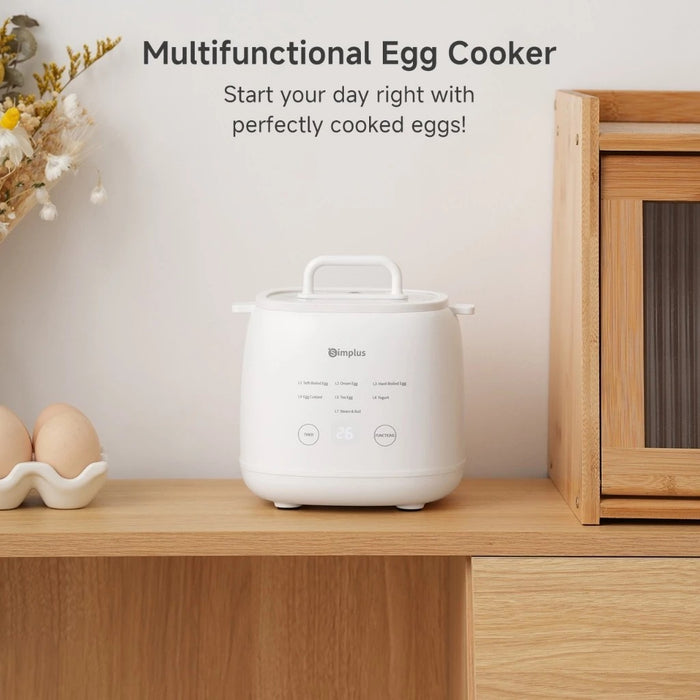 EGG COOKER 006 700ML W/STEAM WH