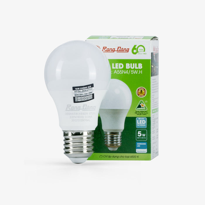 LED BULB A55N4/5W E27 3000K