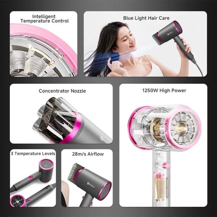 BASIC HAIR DRYER 001-GREY-EU
