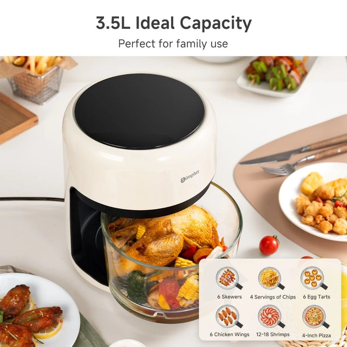 AIR FRYER 017 3.5L GLASS B CWH