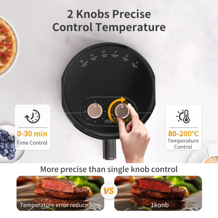 AIR FRYER 007 ANALOG 3.5L BK