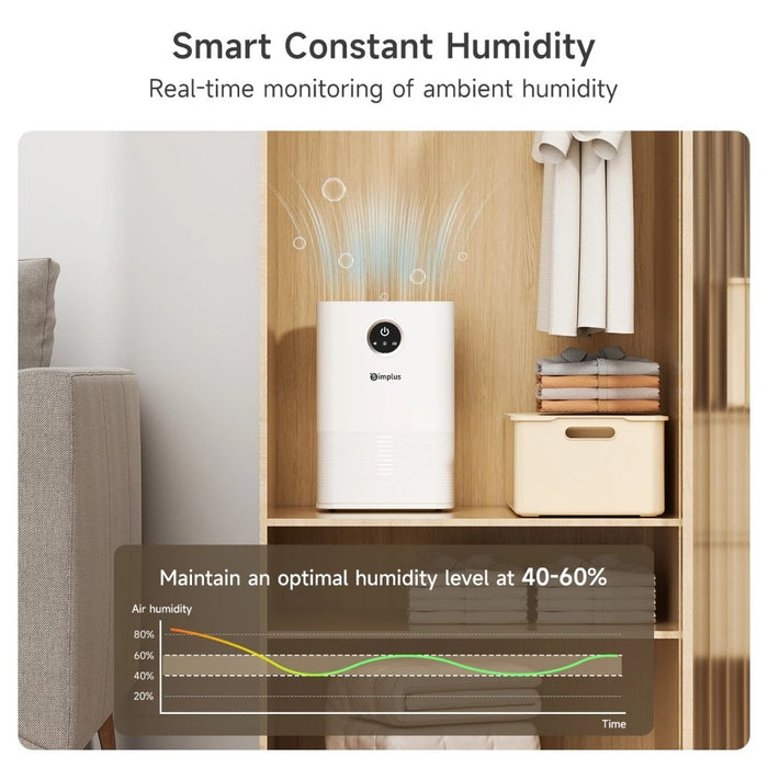 SINGLE-CORE SEMICONDUCTOR DEHUMIDIFIER 004-500ML/D-TANK 1L-WHITE